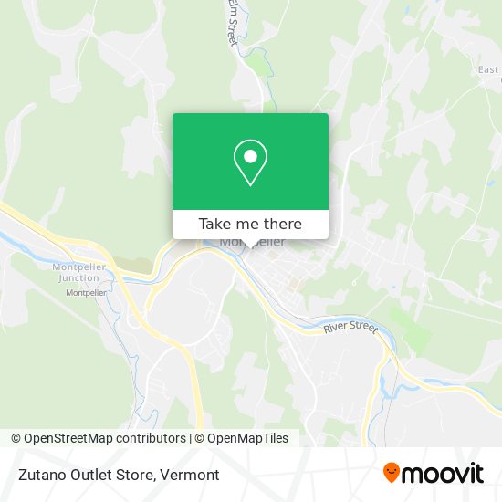 Mapa de Zutano Outlet Store