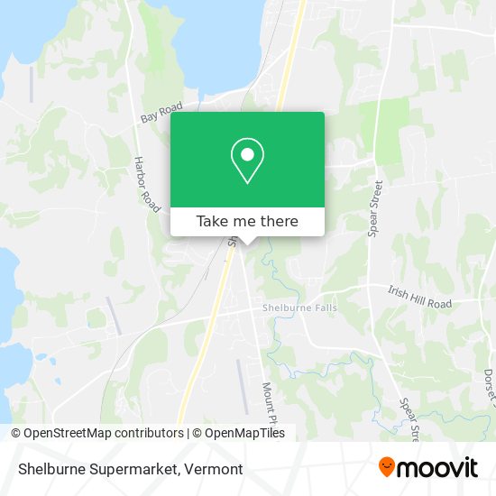 Shelburne Supermarket map