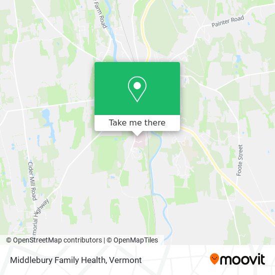 Middlebury Family Health map