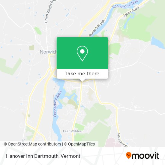 Mapa de Hanover Inn Dartmouth