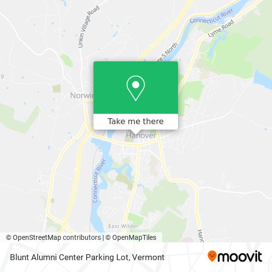 Blunt Alumni Center Parking Lot map