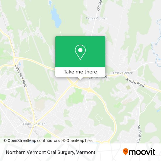 Northern Vermont Oral Surgery map