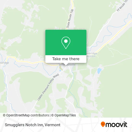 Smugglers Notch Inn map