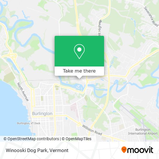 Winooski Dog Park map