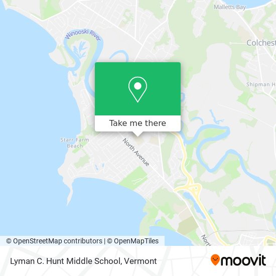 Mapa de Lyman C. Hunt Middle School