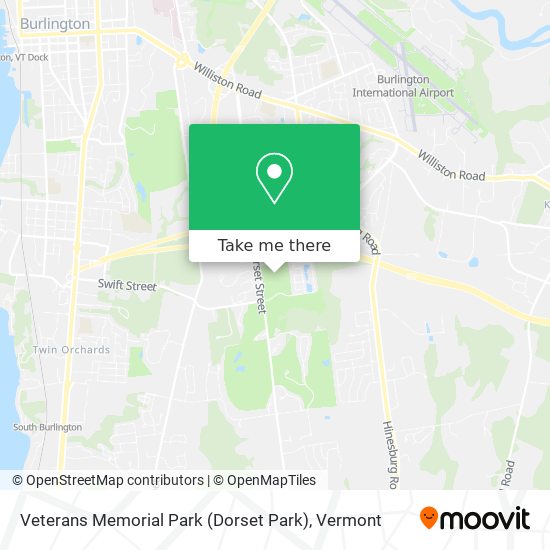 Veterans Memorial Park (Dorset Park) map