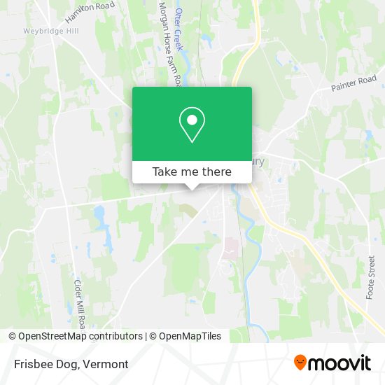 Frisbee Dog map