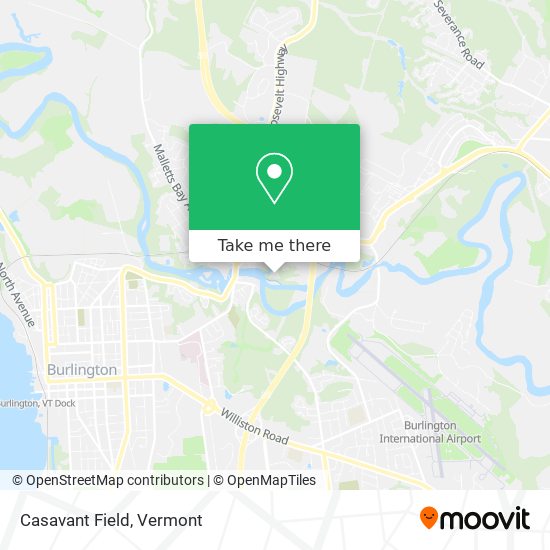 Casavant Field map