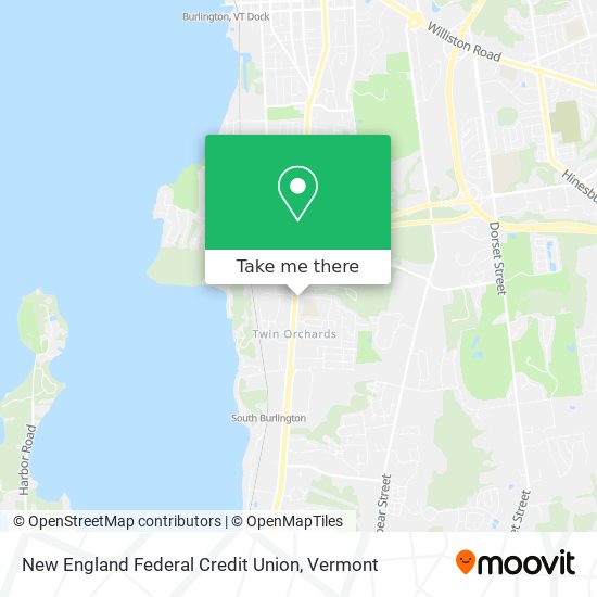 New England Federal Credit Union map
