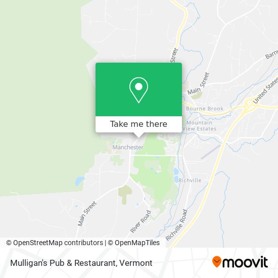 Mapa de Mulligan's Pub & Restaurant