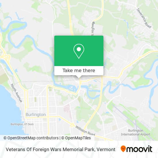 Veterans Of Foreign Wars Memorial Park map