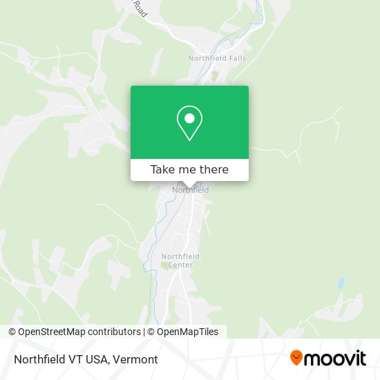 Mapa de Northfield VT USA