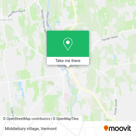 Middlebury village map