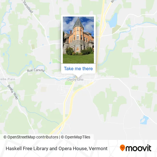 Mapa de Haskell Free Library and Opera House