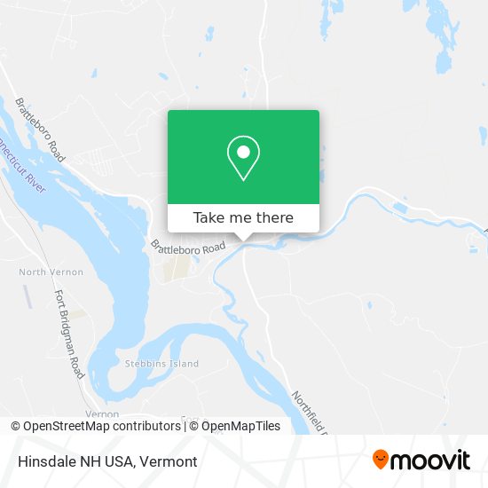 Mapa de Hinsdale NH USA