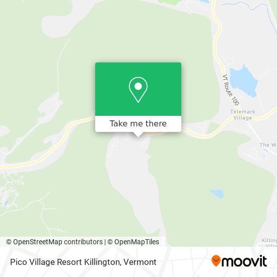 Pico Village Resort Killington map