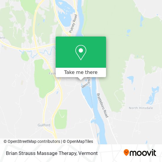 Brian Strauss Massage Therapy map