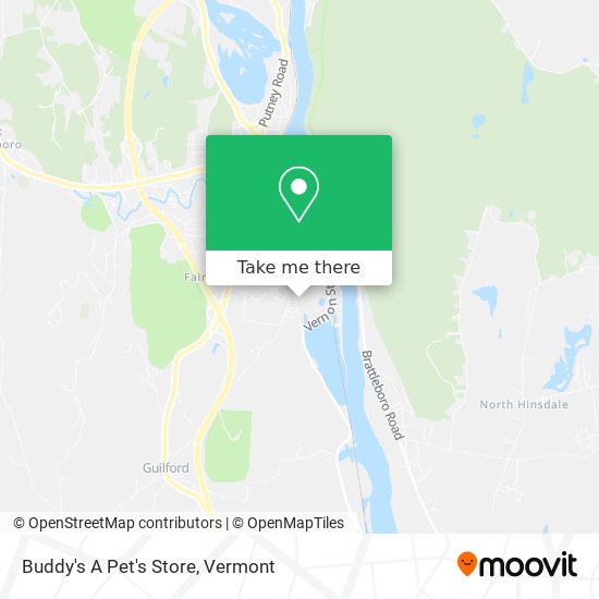 Buddy's A Pet's Store map