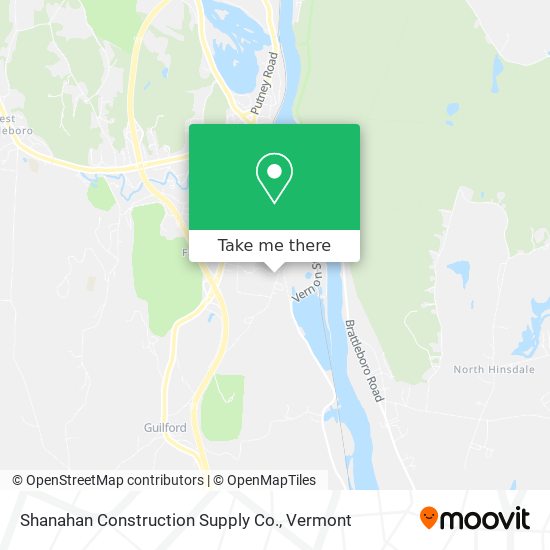 Shanahan Construction Supply Co. map