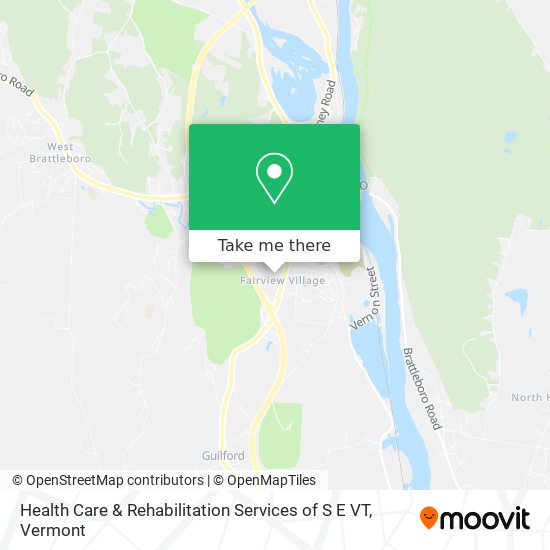 Health Care & Rehabilitation Services of S E VT map