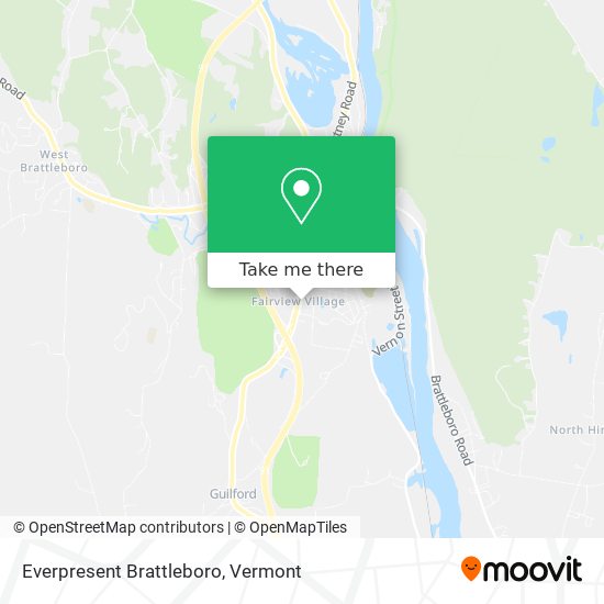 Everpresent Brattleboro map