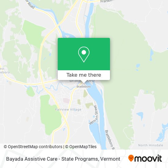 Bayada Assistive Care - State Programs map