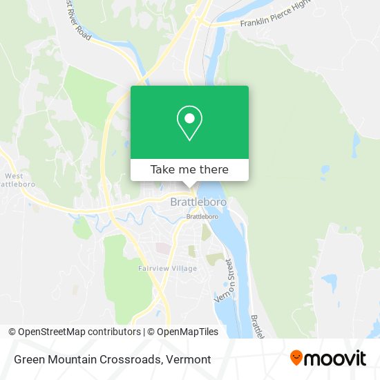 Green Mountain Crossroads map