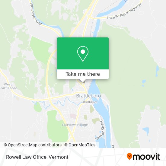 Rowell Law Office map