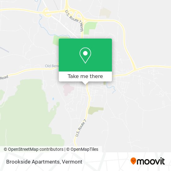 Mapa de Brookside Apartments