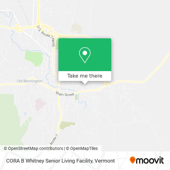 CORA B Whitney Senior Living Facility map