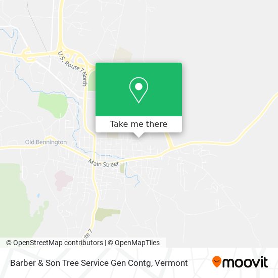 Barber & Son Tree Service Gen Contg map