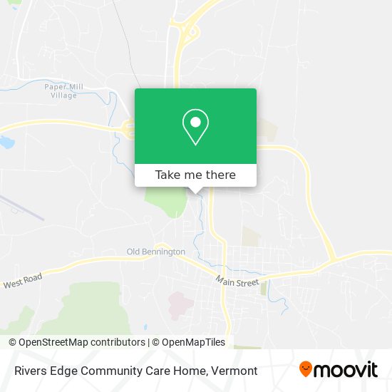 Rivers Edge Community Care Home map