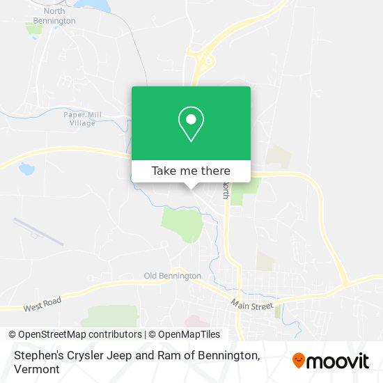 Mapa de Stephen's Crysler Jeep and Ram of Bennington