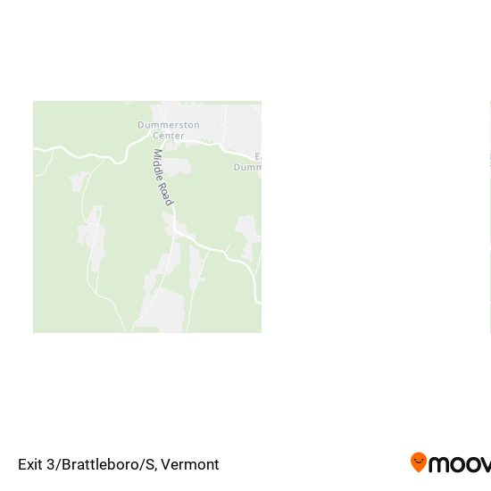 Exit 3/Brattleboro/S map