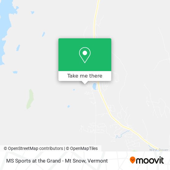 MS Sports at the Grand - Mt Snow map