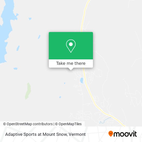 Adaptive Sports at Mount Snow map