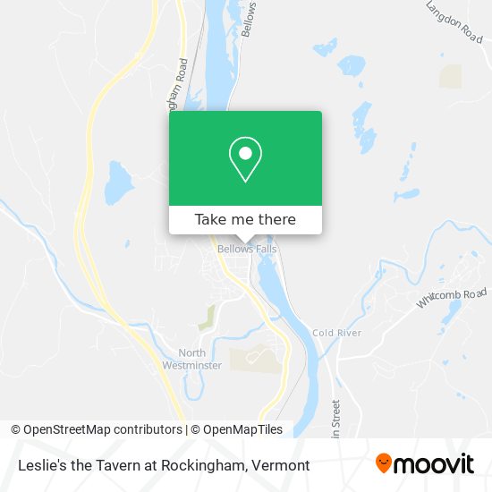 Leslie's the Tavern at Rockingham map