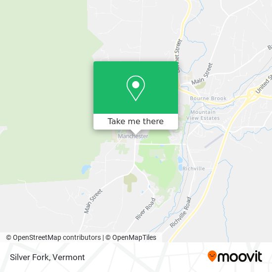 Silver Fork map