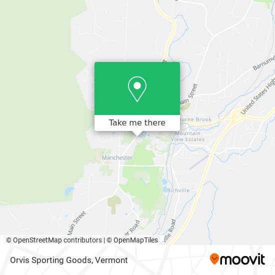 Orvis Sporting Goods map