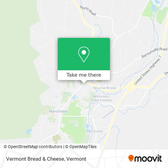 Vermont Bread & Cheese map