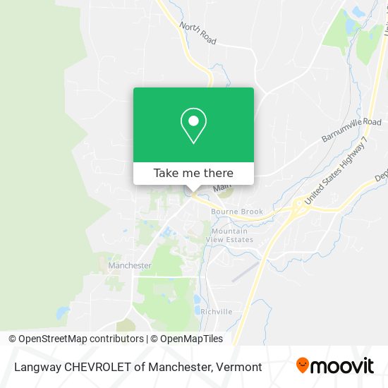 Mapa de Langway CHEVROLET of Manchester