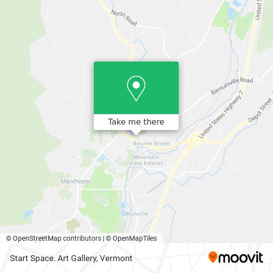 Start Space. Art Gallery map