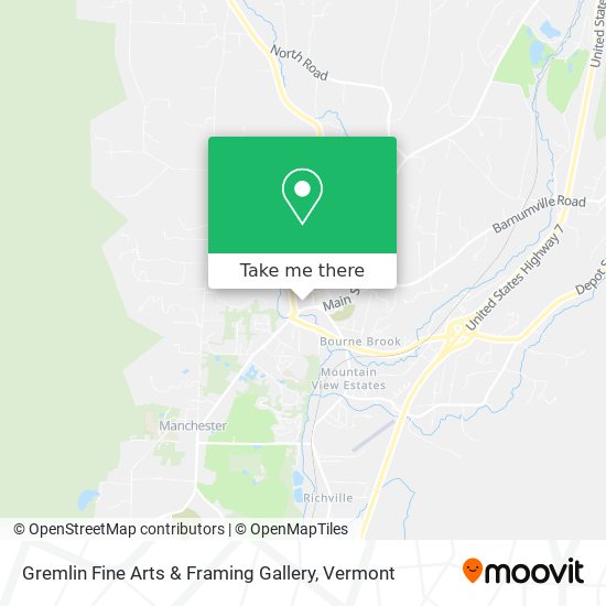 Mapa de Gremlin Fine Arts & Framing Gallery