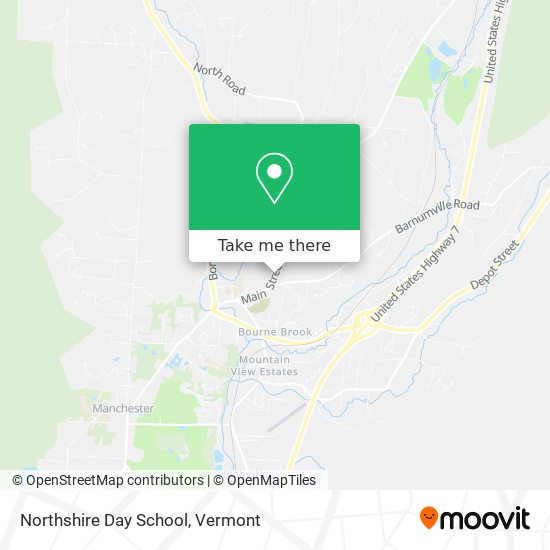 Northshire Day School map