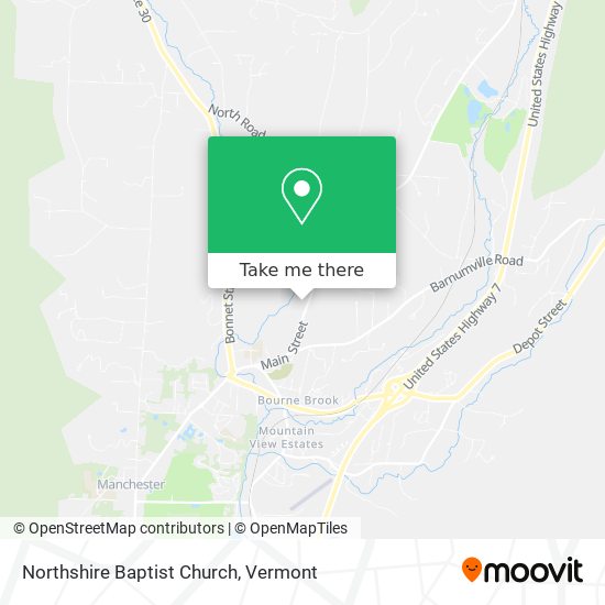 Mapa de Northshire Baptist Church
