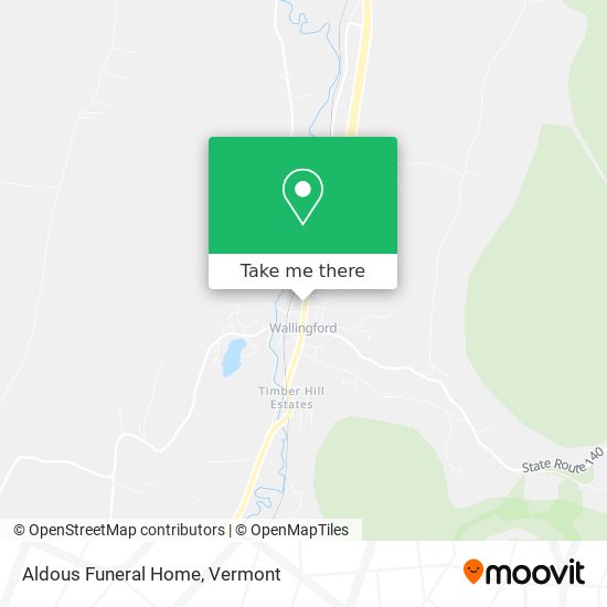 Aldous Funeral Home map