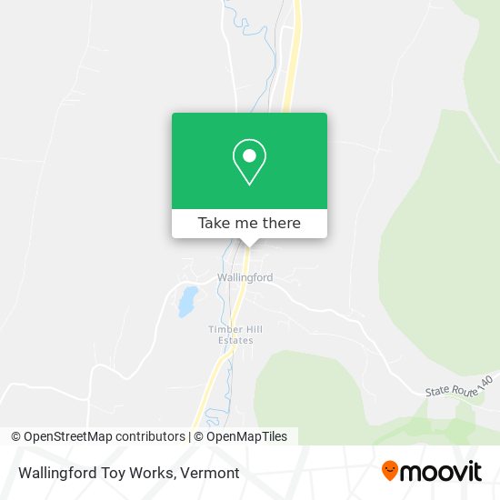 Mapa de Wallingford Toy Works