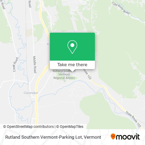 Rutland Southern Vermont-Parking Lot map