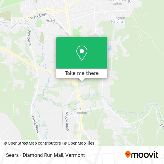 Sears - Diamond Run Mall map
