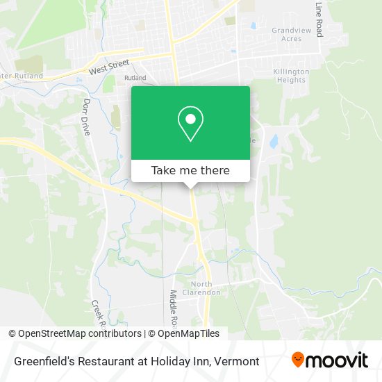 Greenfield's Restaurant at Holiday Inn map